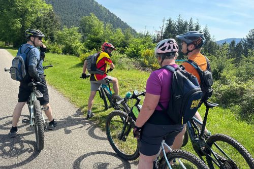 Groupe de cycliste de l'activité VTT du CLDO